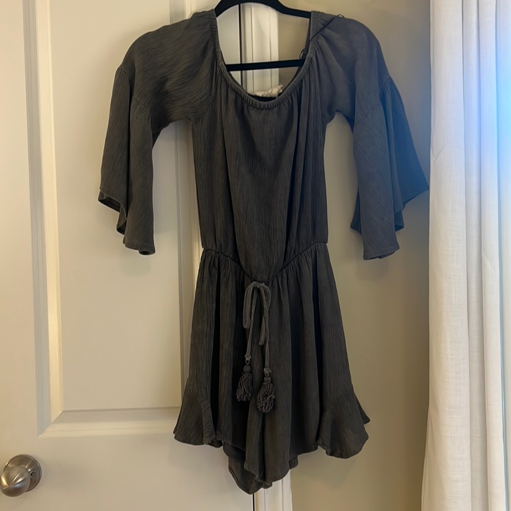 Gray romper